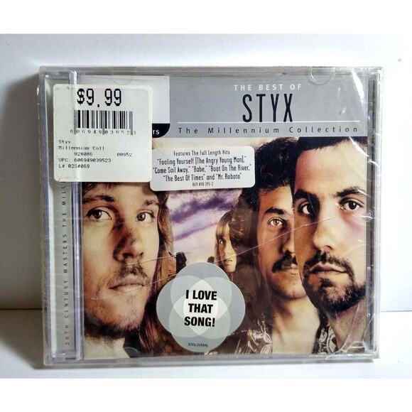 Styx The Best Of Styx CD Hits Collection SEALED Case Cracked Mr. Roboto Babe - Picture 1 of 5
